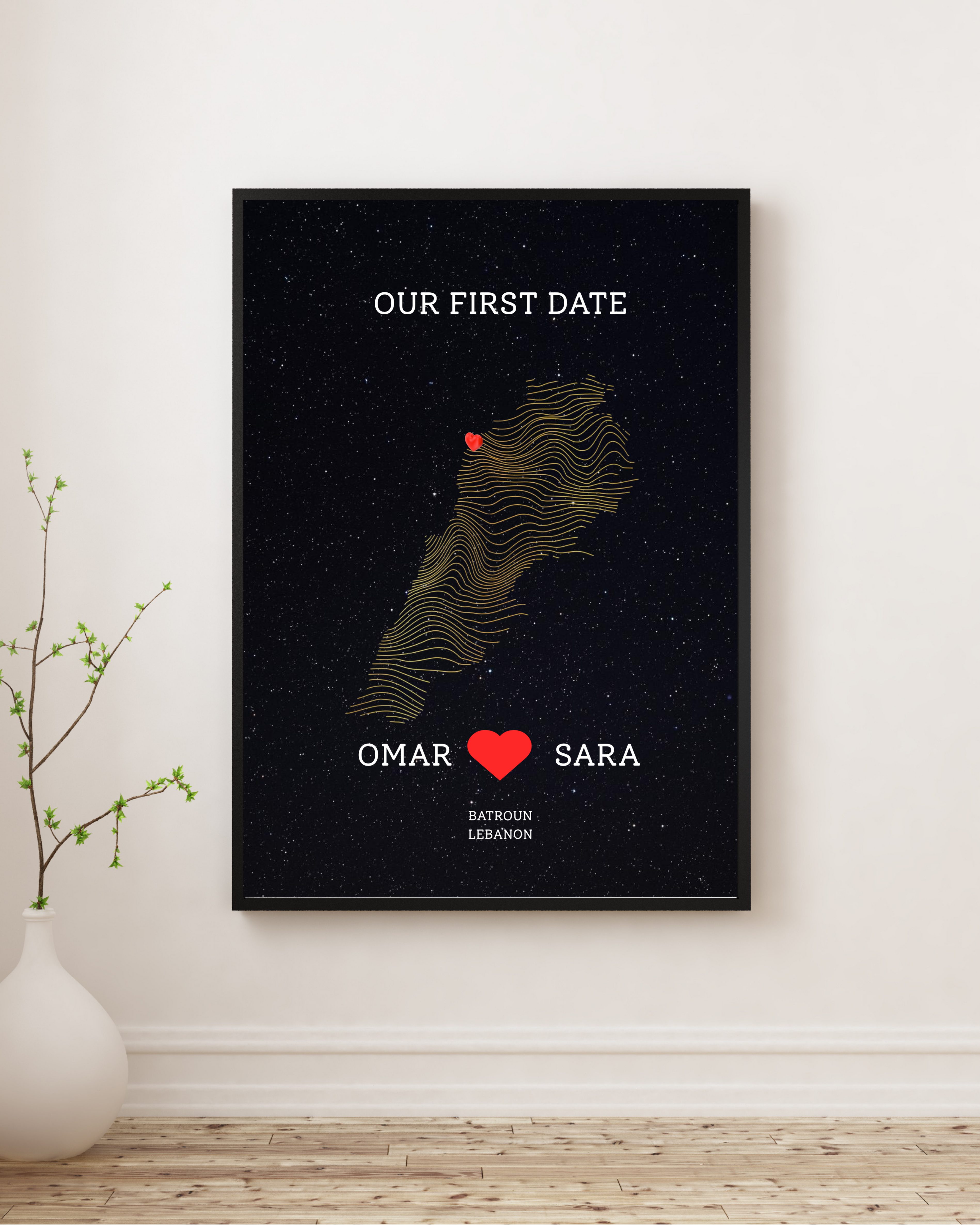Our first date map